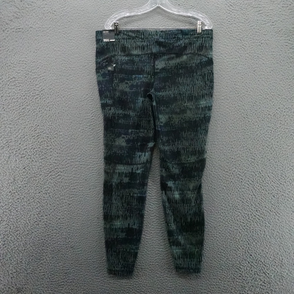 DSG Mens Run Tight XL Teal Black Abstract Print Media Pocket Baselayer NEW - Picture 2 of 15